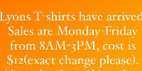  Lyons T-Shirts